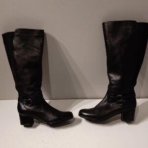 Blondo Black Heeled Boots for Women